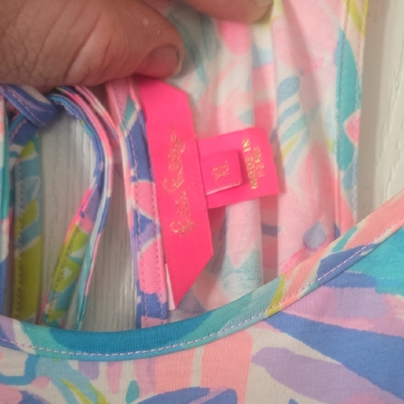 Lilly Pulitzer Pastel Tropical Dress - Picture 2 of 4